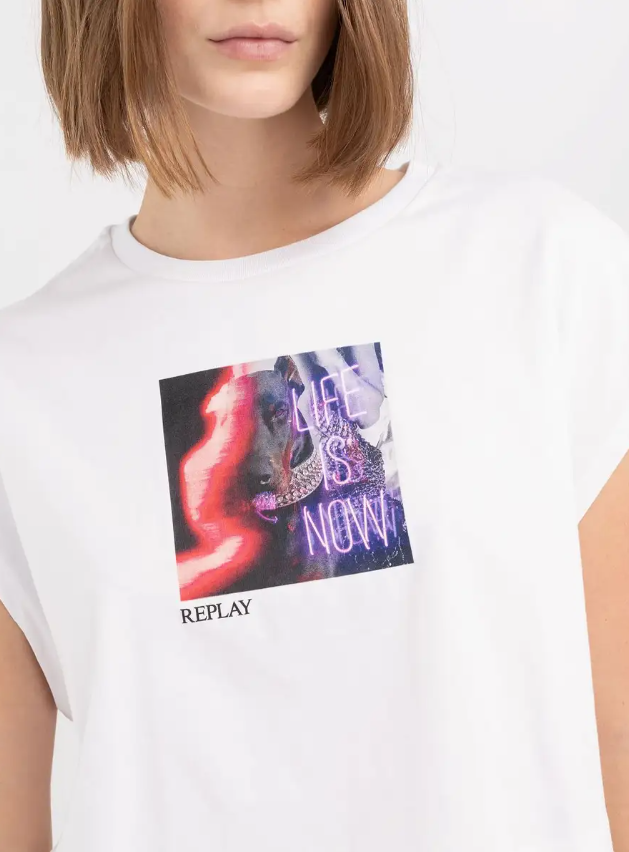 Replay Cropped t'Shirt