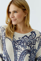 Ouí Malha estampada