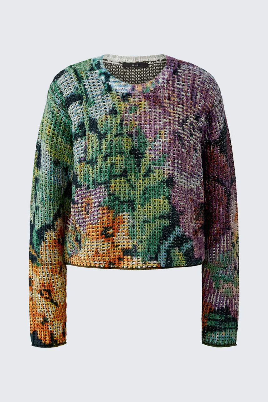 Ouí Malha estampada