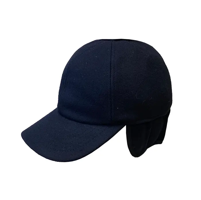 Miralles Boné Azul com protetor de orelhas e pescoço