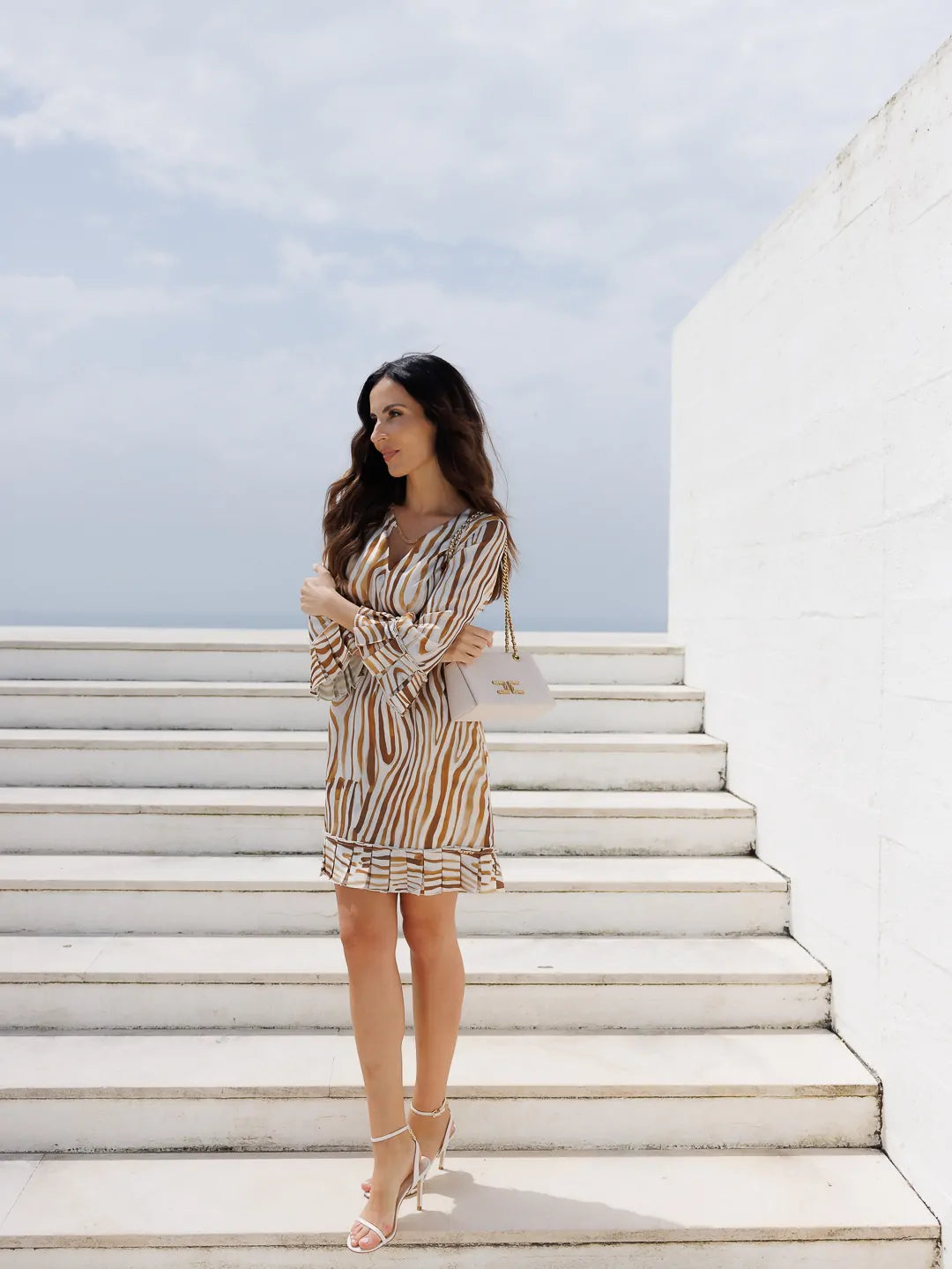 Scripta Vestido Estampado