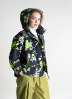 Psophia Blusa Lã Floral com Capuz