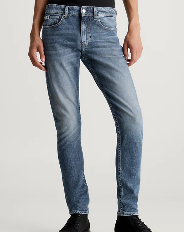 Calvin Klein Jeans Stretch Algodão Slim Fit - vista frontal