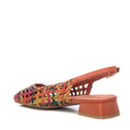 Carmela Sandália Pele Entrançado com Fivela