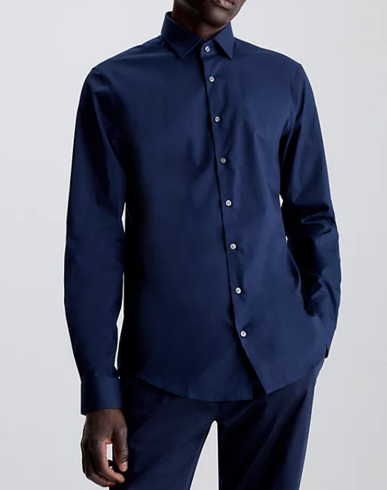 Calvin Klein Camisa com Logo Bordado Algodão Modelo 2