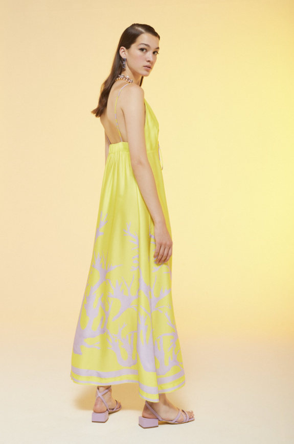 Ottod'Ame Vestido estampado comprido