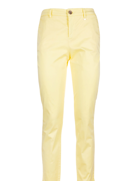 Fracomina Calças Lã Algodão Chino - vista alternativa