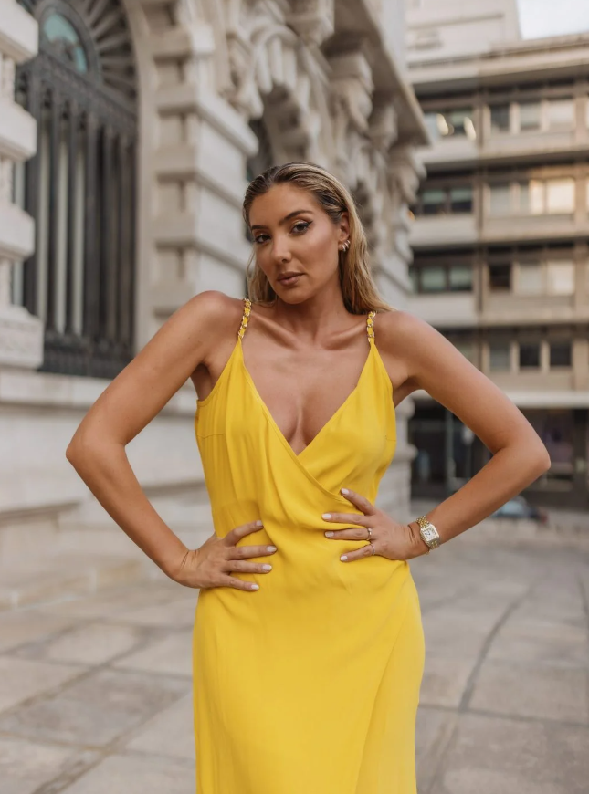 Scripta Vestido comprido c/apliacações alças