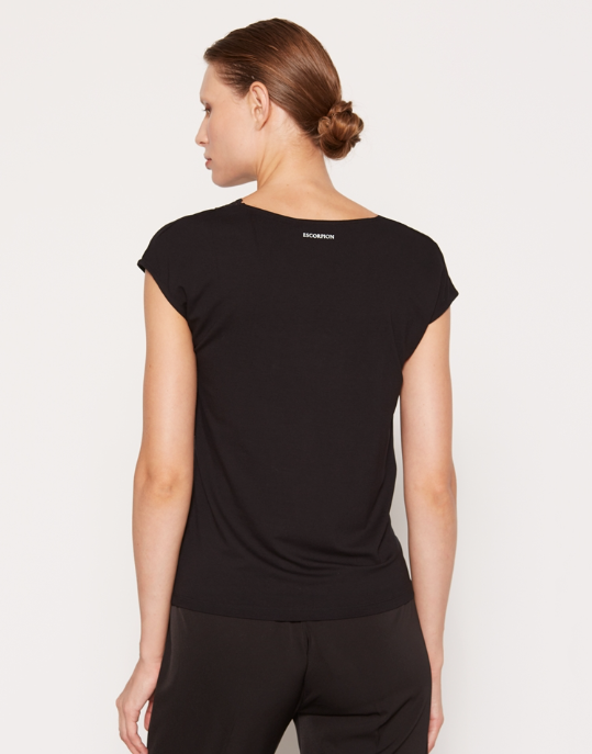 Escorpion T'shirt c/renda - detalhe