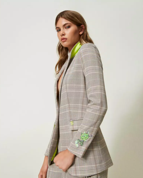 Actitude Blazer Xadrez - vista frontal