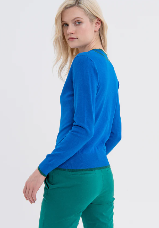 Fracomina Camisola Lurex Lã Malha Modelo 5 - vista alternativa