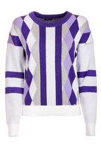 Fracomina Camisola Lurex Lã Malha Modelo 4