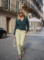 Scripta Malha decote em bico