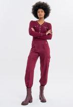 Fracomina Calças Lã Modelo 2 - vista frontal