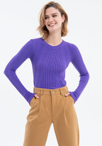 Fracomina Calças Lã Algodão Modelo 2 - detalhe