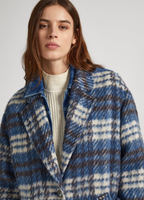 Pepe Jeans Casaco Comprido Xadrez - detalhe