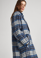 Pepe Jeans Casaco Comprido Xadrez - vista alternativa