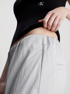 Calvin Klein Calças Poliéster com Logo Monogram