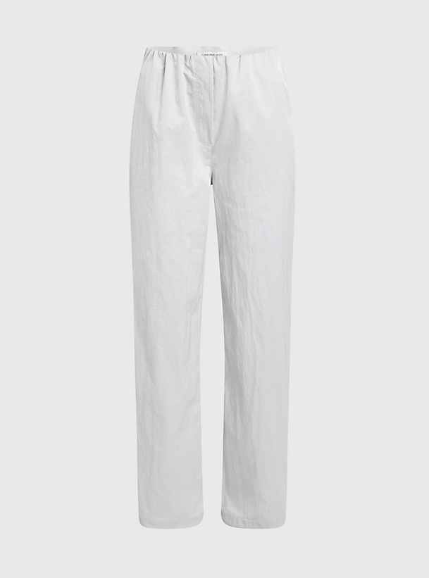 Calvin Klein Calças Poliéster com Logo Monogram