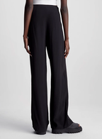 Calvin Klein Calças Viscose com Logo Monogram - detalhe