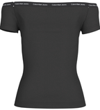 Calvin Klein Top Algodão Denim Barbot