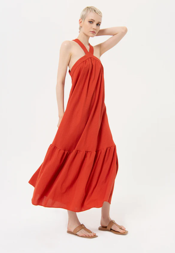 Fracomina Vestido Lã Modelo 2 - vista frontal