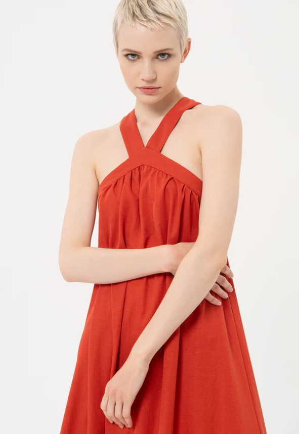 Fracomina Vestido Lã Modelo 2 - detalhe