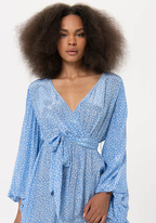 Fracomina Vestido Lã Bolinhas Curto - detalhe