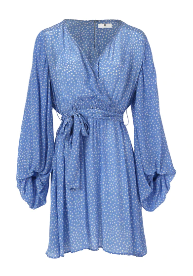 Fracomina Vestido Lã Bolinhas Curto