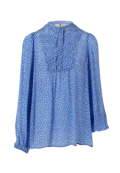 Fracomina Blusa Lã Bolinhas Comprido