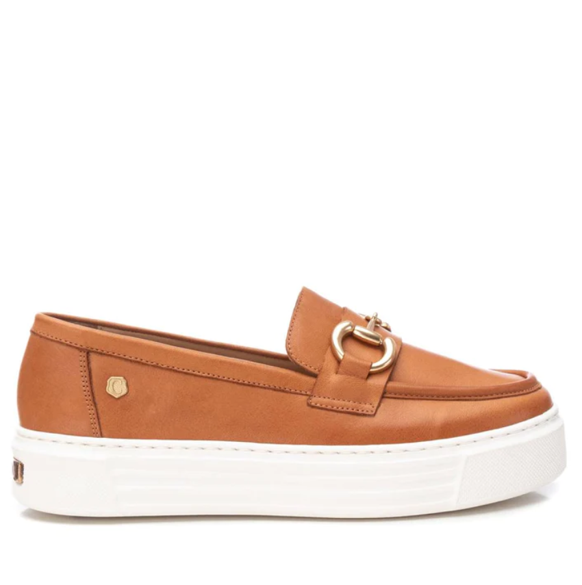 Carmela Mocassim Pele Modelo 4 - vista frontal