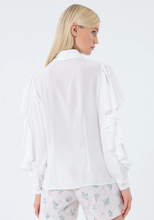 Fracomina Camisa Lã Comprido Modelo 2