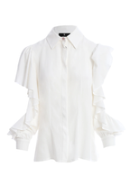 Fracomina Camisa Lã Comprido Modelo 2