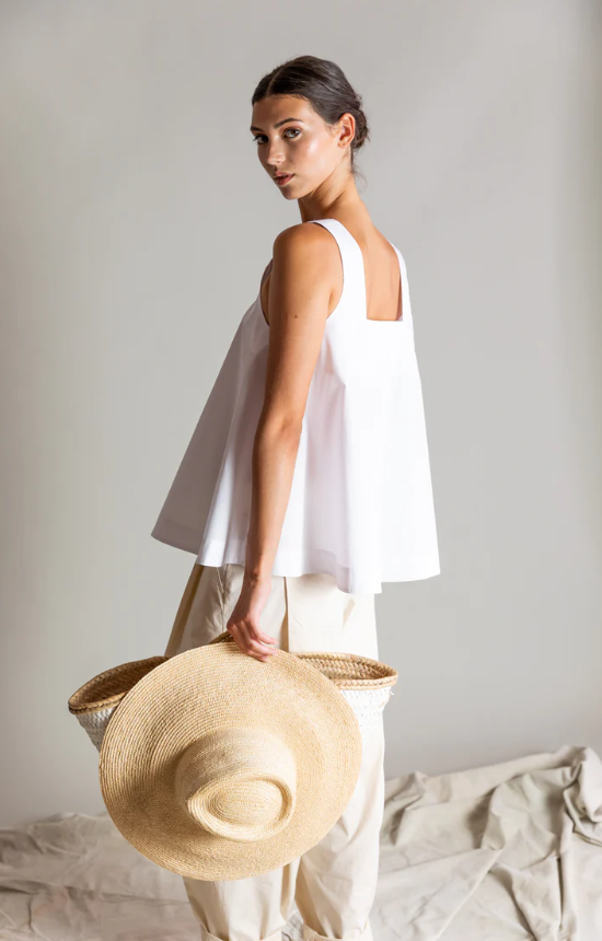 Psophia Top Algodão Lã Bordado - vista alternativa