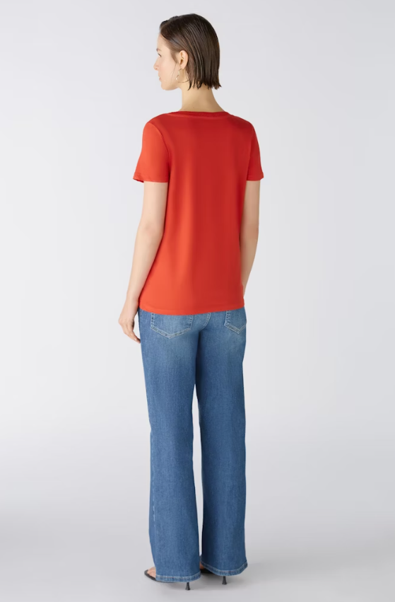 Oui T-shirt Algodão Lã Curto - vista alternativa