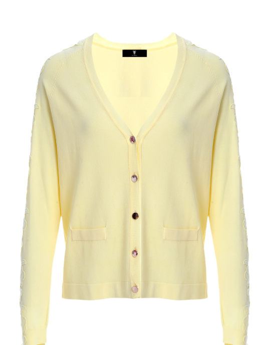 Fracomina Casaco Lã Renda Comprido