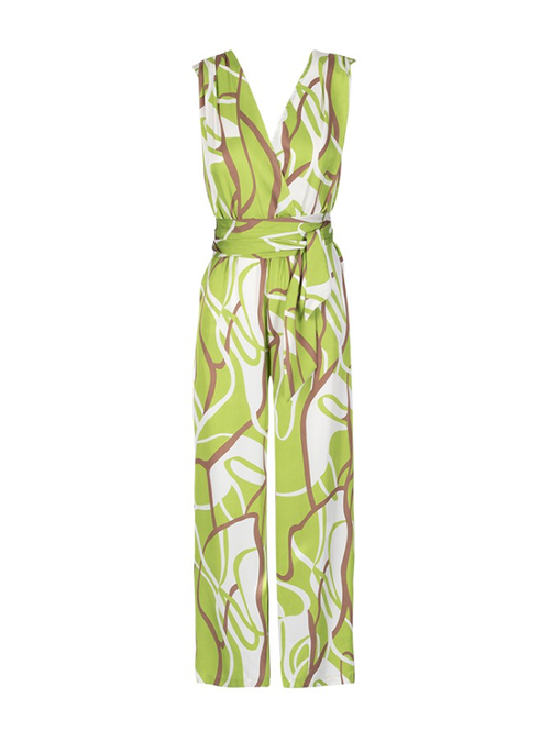 Anonyme Jumpsuit Lã com Botões - vista frontal