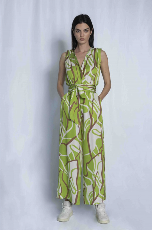 Anonyme Jumpsuit Lã com Botões - detalhe