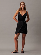 Calvin Klein Vestido Stretch Viscose com Fecho - vista frontal