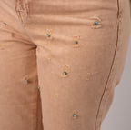 Actitude Calça c/aplicações brilhantes - detalhe