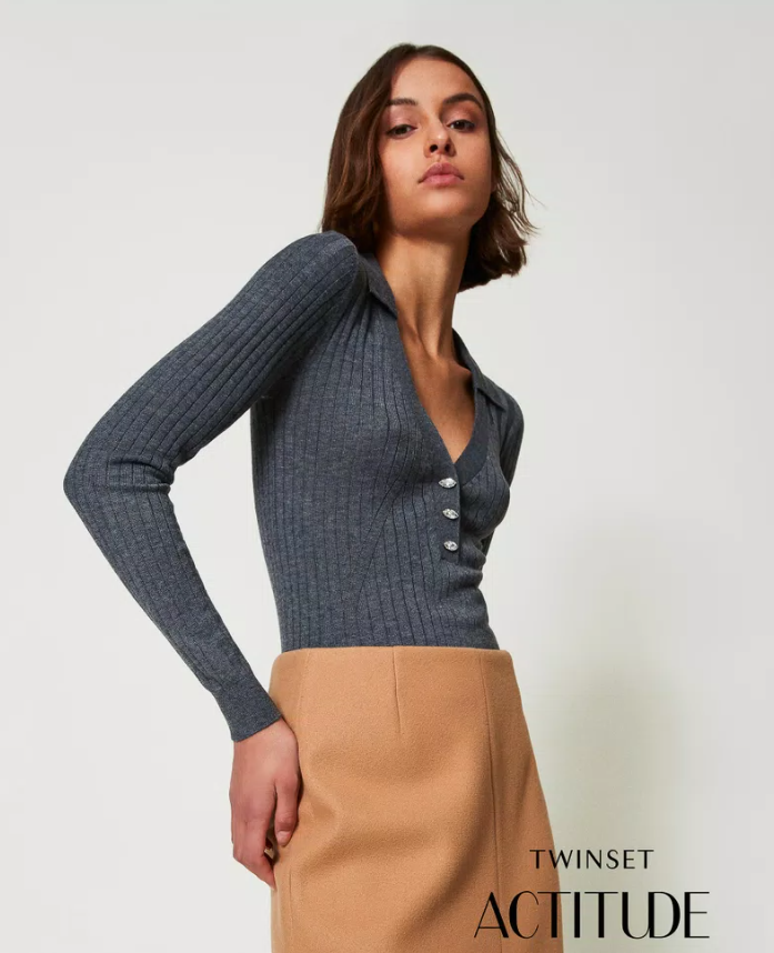 Actitude Malha Canelada - vista frontal