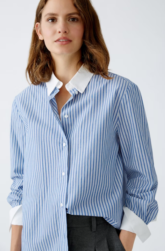 Oui Produto Algodão Lã às Riscas