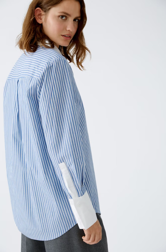 Oui Produto Algodão Lã às Riscas