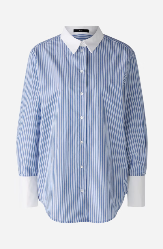 Oui Produto Algodão Lã às Riscas