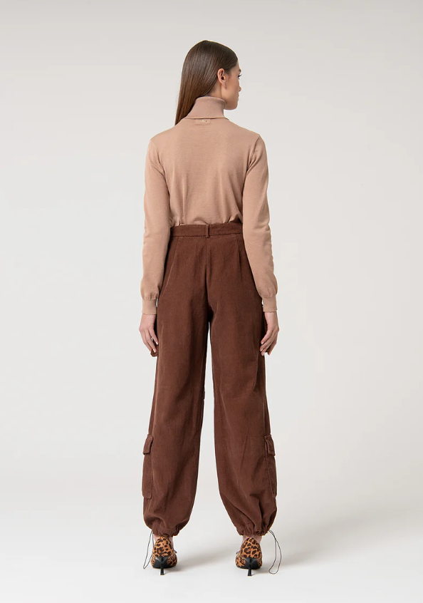 Fracomina Calças Lã Bombazina Modelo 2