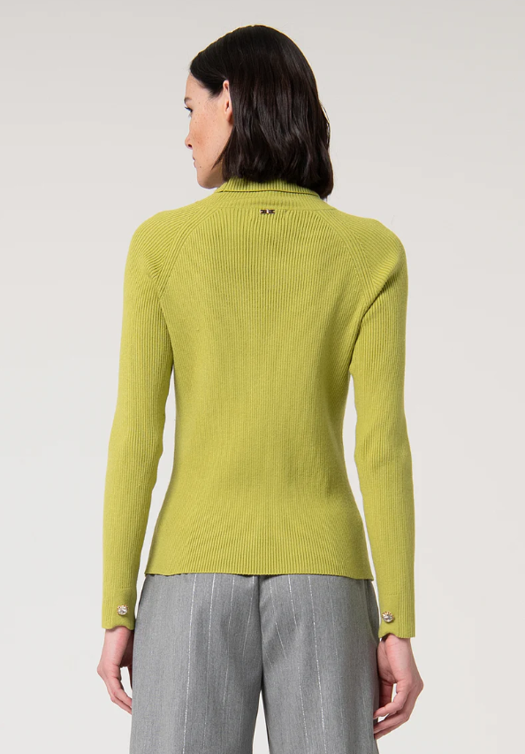 Fracomina Camisola Lã Malha Comprido Modelo 4