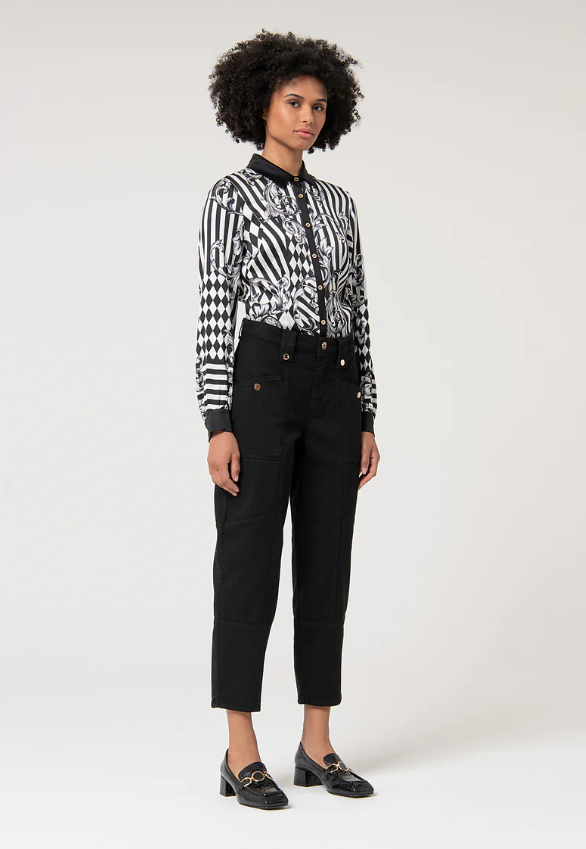 Fracomina Calças Lã Algodão