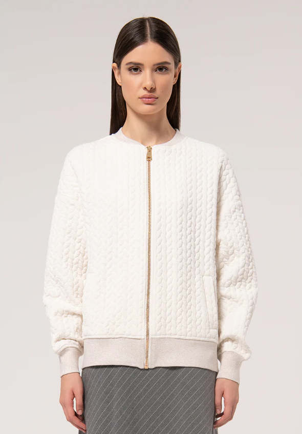 Fracomina Produto Lurex Lã Algodão - vista frontal