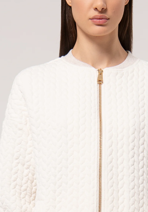 Fracomina Produto Lurex Lã Algodão - detalhe