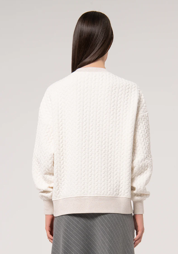 Fracomina Produto Lurex Lã Algodão - vista alternativa